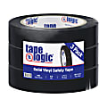 BOX Packaging Solid Vinyl Safety Tape, 3" Core, 1" x 36 Yd., Black, Case Of 3 1 thumbnail image