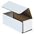 Partners Brand 10" Corrugated Mailers, 4"H x 5"W x 10"D, White, Pack Of 50