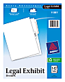 Avery® Premium Collated Legal Dividers Avery® Style, Side-Tab, 1-10 & Table Of Contents, 8 1/2" x 11"