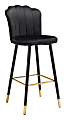Zuo Modern Zinclair Bar Stool, Black 1 thumbnail image
