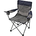 Stansport Apex Deluxe Arm Chair, Gray/Blue