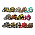 Deep Round Crown Caps, Size 6 3/4, Assorted Prints