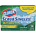 Clorox ScrubSingles Kitchen - Citrus Blend - 1Each - White, Blue 1 thumbnail image