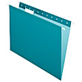 Pendaflex® Premium Reinforced Color Hanging Folders, Letter Size, Teal, Pack Of 25 1 thumbnail image