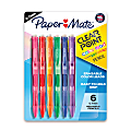 Paper Mate® Clearpoint® Color Lead Mechanical Pencils, 0.7mm, Assorted Colors, Pack Of 6