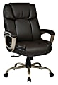 Office Star™ Work Smart™ Big & Tall Bonded Leather High-Back Chair, Espresso/Cocoa