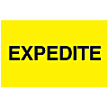 Tape Logic Preprinted Special Handling Labels, DL2381, "Expedite", 5" x 3", Bright Yellow, Roll Of 500 1 thumbnail image