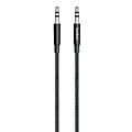 Belkin® MIXITUP Metallic AUX Cable, 4', Black 1 thumbnail image