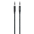Belkin® MIXITUP Metallic AUX Cable, 4', Black