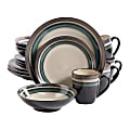 Gibson Elite Lewisville 16-Piece Dinnerware Set, Teal 1 thumbnail image