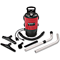Sanitaire Backpack Vacuum - 1380 W Motor - 1.50 gal - Filter, Dusting Brush, Crevice Nozzle, Wand - 12" Cleaning Width - Carpet, Bare Floor - 50 ft Cable Length - HEPA - 897.7 gal/min - 11.50 A - 69 dB Noise - Red, Black