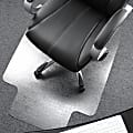 Floortex® Ultimat® Polycarbonate Lipped Chair Mat For Carpets Over 1/2" Thick, 48" x 53", Clear