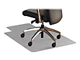 Floortex Polycarbonate Rectangular Chair Mat For Deep-Pile Carpet, 47" x 35", Clear 1 thumbnail image