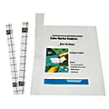 C-Line Self-Adhesive Reinforcing Strips, CLI64112, 10 3/4" x 1", Clear, Box Of 200