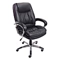 Realspace® Harrington High-Back Bonded Leather Chair, Black 1 thumbnail image