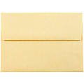 JAM Paper® Parchment Booklet Invitation Envelopes, A6, Gummed Seal, 30% Recycled, Antique Gold, Pack Of 25 1 thumbnail image