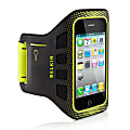 Belkin® Easefit Armband For Apple® iPhone® 4, Black/Lime