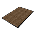 Genuine Joe Dual-Ribbed Indoor Floor Mat, 4' x 6', Chocolate 1 thumbnail image