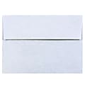 JAM Paper® Parchment Booklet Invitation Envelopes, A7, Gummed Seal, 30% Recycled, Blue, Pack Of 25