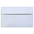 JAM Paper® Parchment Booklet Invitation Envelopes, A10, Gummed Seal, 30% Recycled, Blue, Pack Of 25 1 thumbnail image