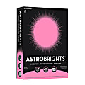 Astrobrights® Color Card Stock, Pulsar Pink, Letter (8.5" x 11"), 65 Lb, FSC® Certified, Pack Of 250 1 thumbnail image
