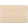 JAM Paper® Booklet Invitation Envelopes, A8, Gummed Seal, 30% Recycled, Brown, Pack Of 25