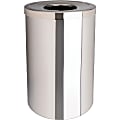 Genuine Joe Round Stainless-Steel Trash Receptacle, 30 Gallons, 27-3/4" x 18-3/4", Silver 1 thumbnail image