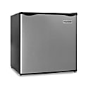 Igloo 1.6 Cu Ft Refrigerator With Freezer, Stainless Steel