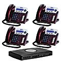 XBLUE Networks X16 Corded Telephone Bundle, Red Mahogany, Set of 4 1 thumbnail image