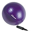 PurAthletics Burst Resistant Exercise Ball, 55cm/22", Purple