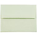JAM Paper® Booklet Invitation Envelopes, A2, Gummed Seal, 30% Recycled, Green, Pack Of 25
