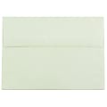 JAM Paper® Parchment Booklet Invitation Envelopes, A7, Gummed Seal, 30% Recycled, Green, Pack Of 25 1 thumbnail image