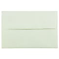 JAM Paper® Booklet Invitation Envelopes, A8, Gummed Seal, 30% Recycled, Green, Pack Of 25 1 thumbnail image