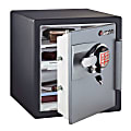 Sentry®Safe Fire-Safe® Electronic Advanced Safe, 1.2 Cu. Ft., Black/Gunmetal Gray 1 thumbnail image