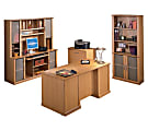 O'Sullivan® Ambience Executive Desk, 29 3/8"H x 66"W x 31 7/16"D, Sandalwood 1 thumbnail image