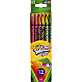 Crayola® Twistables® Erasable Color Pencils, Assorted Colors, Set Of 12