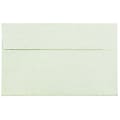 JAM Paper® Parchment Booklet Invitation Envelopes, A10, Gummed Seal, 30% Recycled, Green, Pack Of 25