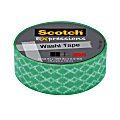Scotch® Expressions Washi Tape, 5/8" x 393", Blue Weave 1 thumbnail image