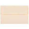 JAM Paper® Booklet Invitation Envelopes, A8, Gummed Seal, 30% Recycled, Natural, Pack Of 25