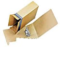 Globe Weis® Columbia 100% Recycled Binding Case, 3 9/10" x 2 1/2" x 12 9/10", Brown 1 thumbnail image