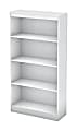 South Shore Axess 57"H 4-Shelf Bookcase, Pure White