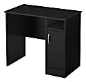 South Shore Axess 34"W Computer Desk, Black 1 thumbnail image