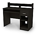 South Shore Axess 41"W Computer Desk With Keyboard Tray, Pure Black 1 thumbnail image