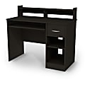 South Shore Axess 41"W Computer Desk With Keyboard Tray, Pure Black