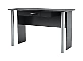 South Shore Furniture City Life Straight Woodgrain/Laminate Office Desk, 30"H x 24"W x 48"D, Black