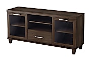 South Shore Furniture Adrian TV Stand, Matte Brown Finish 1 thumbnail image