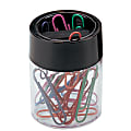 Office Depot® Brand Large Clip Dispenser, Black/Clear 1 thumbnail image