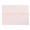 JAM Paper® Parchment Booklet Invitation Envelopes, A6, Gummed Seal, 30% Recycled, Pink Ice, Pack Of 25 1 thumbnail image