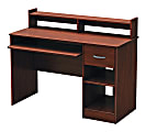 South Shore Axess Desk with Keyboard Tray, Royal Cherry