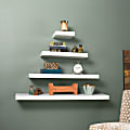 Southern Enterprises Chicago Floating Shelf, 10"W, White 1 thumbnail image